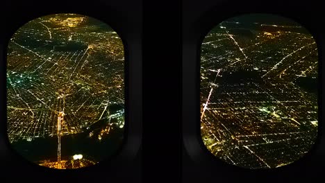 the-view-from-the-windows-of-a-private-jet-as-it-approaches-a-landing-over-new-york