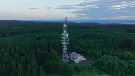 A-radio-receiver-towering-high-above-the-forest