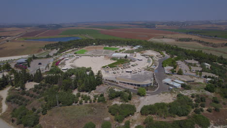 Yad-La-Shiryon-Museum-and-Memorial-site-at-Latrun---Israel's-official-memorial-for-fallen-soldiers-in-the-armored-corps,-a-complex-which-displayed-the-bravery-of-fallen-soldiers
