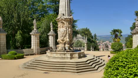 Monument-of-Our-Lady-of-Remedios-Sanctuary-in-Lamego,-Portugal