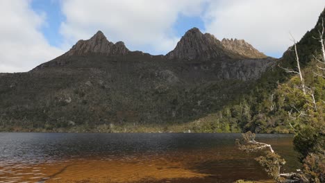 Timelapse-En-Dove-Lake,-Cradle-Mountain-Tasmania