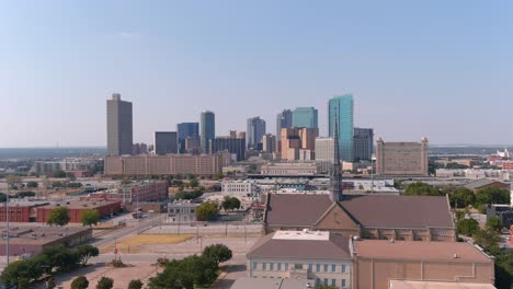 Toma-De-Drones-En-Fort-Worth,-Texas