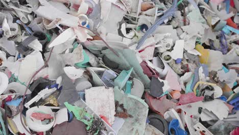 Plastic-Waste-Polluting-The-Ocean-Environment;-Beach-Clean-up
