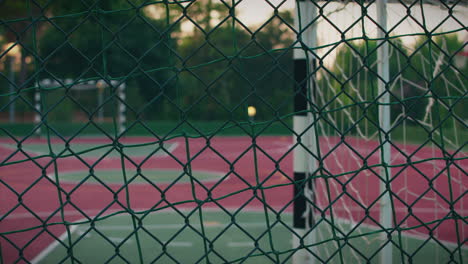 outdoor-court-fence-point-of-view-slow-motion