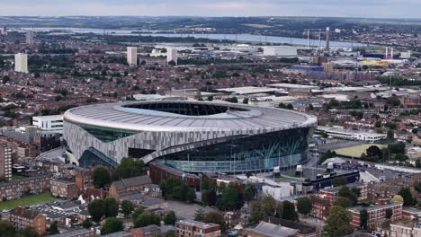 Fußballstadion-Tottenham-Hotspur-Im-Norden-Londons,-England-–-Luftaufnahme