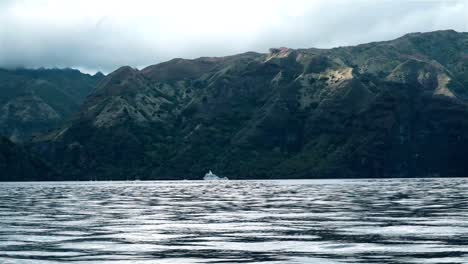 Research-vessel-at-anchor-in-the-remote-Fatu-Hiva-island-in-the-Marquesas-French-Polynesia
