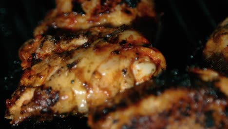 Delicious-Juicy-Chicken-Thighs-Cooking-on-BBQ