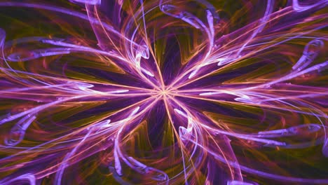 Visuelle-Fantasie-Aus-Hypnotischen-Farbwirbeln,-Fraktaler-Abstrakter-Ekstase,-Endlosschleife-Aus-Erneuerndem-Leben-Und-Recycling-Energiefluss,-Spirituellem-Erwachen,-Komplizierten-Fließenden-Geometrischen-Mandala-Mustern