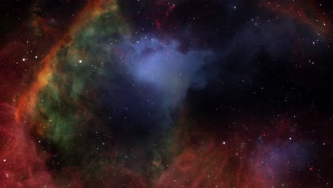 Vista-De-La-Nebulosa-Del-Espacio-Exterior-4k