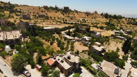 FPV-Flight-Over-The-Town-On-A-Sunny-Summer-Day-In-Lebanon