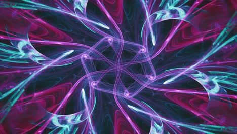 Visual-fantasy-of-hypnotic-color-swirls,-fractal-abstract-ecstasy-endless-loop-of-renewing-life-and-recycling-energy-flow,-spiritual-awakening,-intricate-flowing-geometric-mandala-patterns