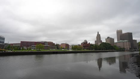 Timelapse-of-storm-clouds-moving-in-Providence-Rhode-Island-New-England