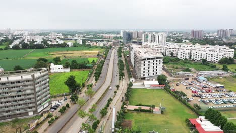 150-feet-of-the-ring-road-of-Rajkot-City-is-surrounded-by-high-rise-buildings