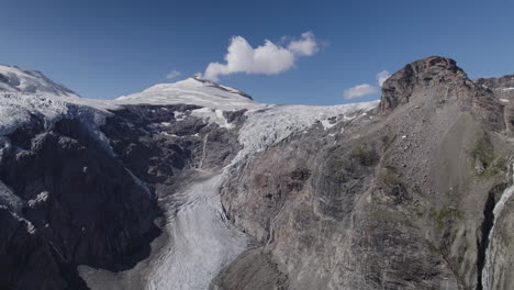Glaciar-Pasterze-Con-Macizo-Grossglockner-Y-Pico-Johannisberg-En-Los-Alpes-Orientales