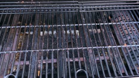 Hand-opens-an-empty-grill