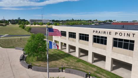 Prairie-Point-Schulgebäude-In-Iowa
