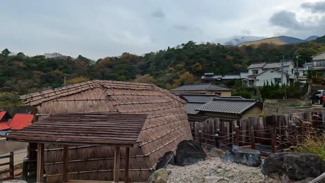 cenery-of-"Myouban-onsen"-in-Beppu-City,-Oita-Prefecture