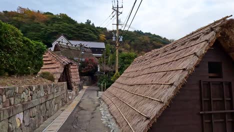 Scenery-of-"Myouban-onsen"-in-Beppu-City,-Oita-Prefecture