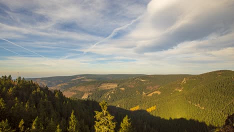 timelapse-in-thuringian-forest-with-passing-clouds-in-summer