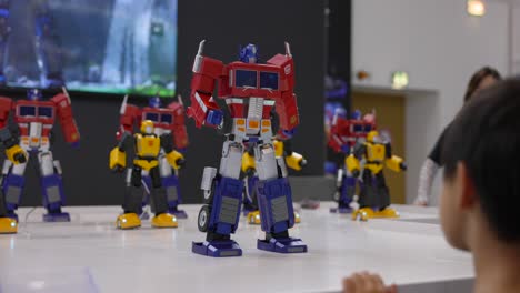 Transformers-Optimus-Prime-robot-animated-at-IFA-2023-Berlin