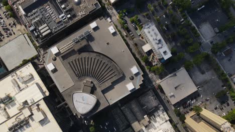 Drone-footage-of-big-city