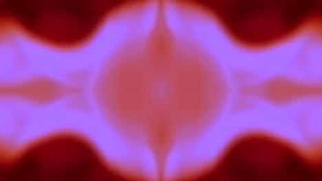 Kaleidoskop-Kunst.-Rotes-Feuer,-Symmetrische-Effekte.-Formveränderung