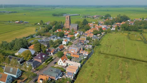 Gründung-Eines-Traditionellen-Holländischen-Dorfes-In-Nordholland,-Ransdorp