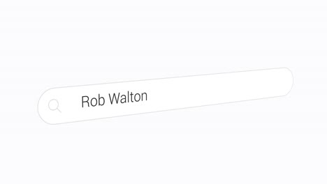 Suche-Nach-Rob-Walton,-Amerikanischer-Milliardär-Im-Internet