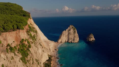 A-cinematic-aerial-shot-of-the-island-Zakynthos-in-Greece