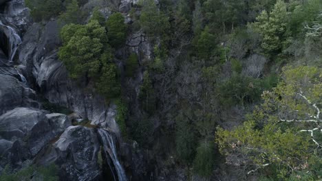 Arado-waterfall-in-Peneda-Geres-natural-park-in-Portugal