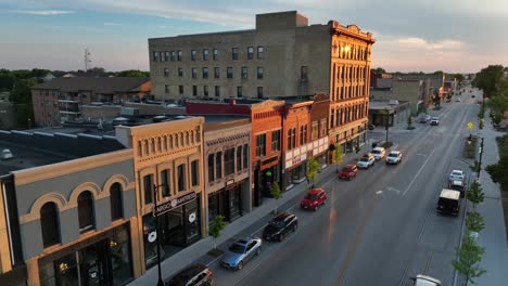 Historic-buildings-in-Fargo,-North-Dakota