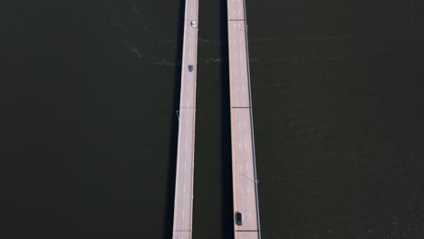 A-top-down-view-over-the-Robert-Moses-Causeway-on-a-sunny-day
