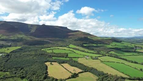 Comeragh-Mountains-Waterford-patchwork-of-fields-in-the-shadow-of-the-Mountains-summer-evening
