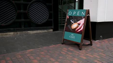BFI-Cafe-is-Open,-London,-United-Kingdom