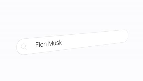 Searching-Elon-Musk,-world-famous-businessman-on-the-web