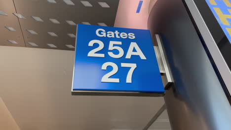 LAX-Airport-Gate-25A-and-Gate-27-Sign-on-7-13-2023