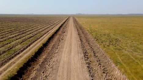 aerial-view-of-barren-field