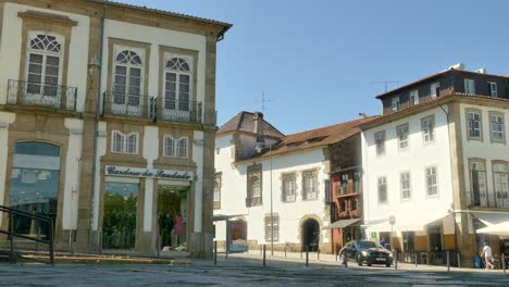 Architectural-Details-in-Ancient-Region-of-Braga,-Portugal