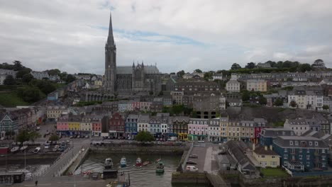 Cobh-Port-Aerial-View-St-Colman’s-Cathedral