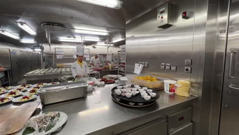 Lisbon,-Portugal---August-2,-2023:-Interior-views-of-the-kitchens-on-the-Anthem-of-the-Seas-cruise-ship