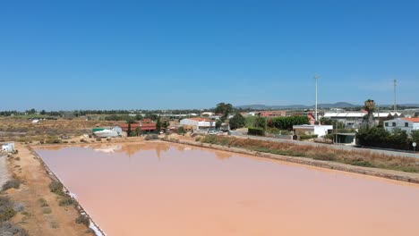 Aerial-Landscape-Of-Rock-Salt-Farm-In-Algarve-Portugal