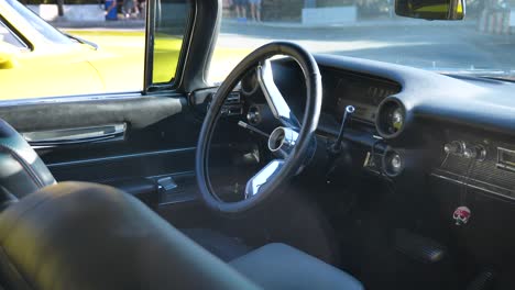 Old-School-Muscle-Car-Interior-1960's,-Classic-Car-Interior