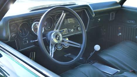 1970's-Muscle-Car-Interior-1970-Chevrolet-SS,-Car-Interior,-Classic-Car,-American-Car