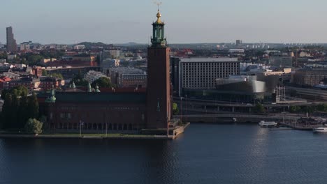 City-Hall-of-Stockholm,-Sweden