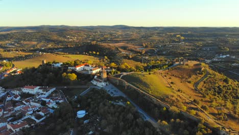 Drone-shot-of-some-landscape-in-Alentejo,-Portugal