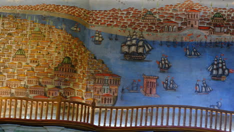 hand-painted-Bosphorus-on-the-Cakiraga-mansion-wall
