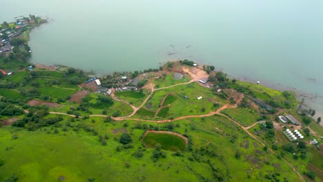 beautiful-pawana-lake-drone-view-in-rainy-season