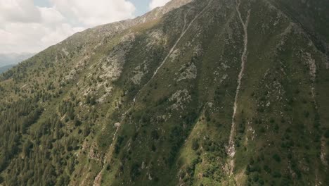FPV-drone-is-approaching-the-Feldspitz-mountain-near-Gitschberg-area-in-Jochtal-in-Italy