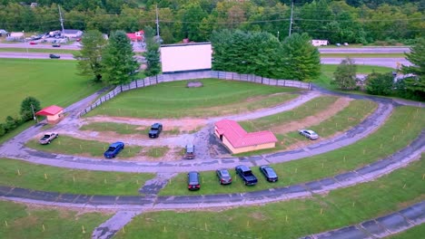 aerial-slow-push-into-drive-in-theatre-in-elizabethton-tennessee