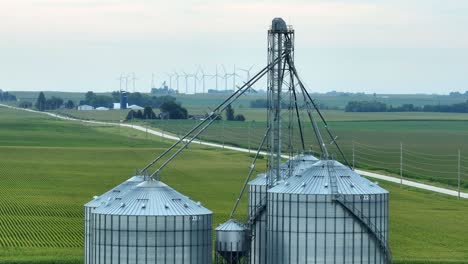 Getreideheber-Im-Mittleren-Westen-Der-USA
